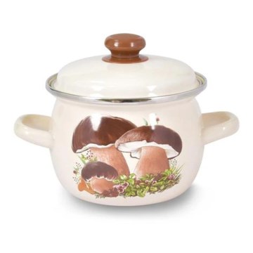 Olla con tapa TORO 2,5 l, diseño de setas