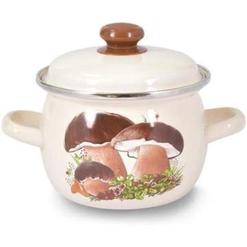 Olla con tapa TORO 3,5 l, diseño de setas