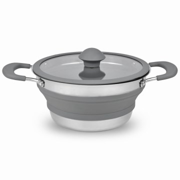 Olla plegable de camping 1,5 l