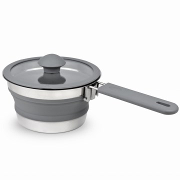 Olla plegable para camping 1 L