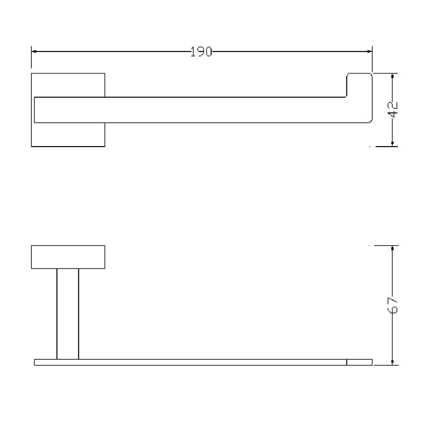 OMNIRES 8151BCR - Portarrollos de papel higiénico LIFT cromo brillante