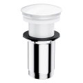 OMNIRES A716BP - Desagüe de lavabo CLICK-CLACK diá. 6,6 cm blanco brillante