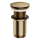 OMNIRES A716BR - Desagüe de lavabo CLICK-CLACK diá. 6,6 cm bronce antiguo cepillado