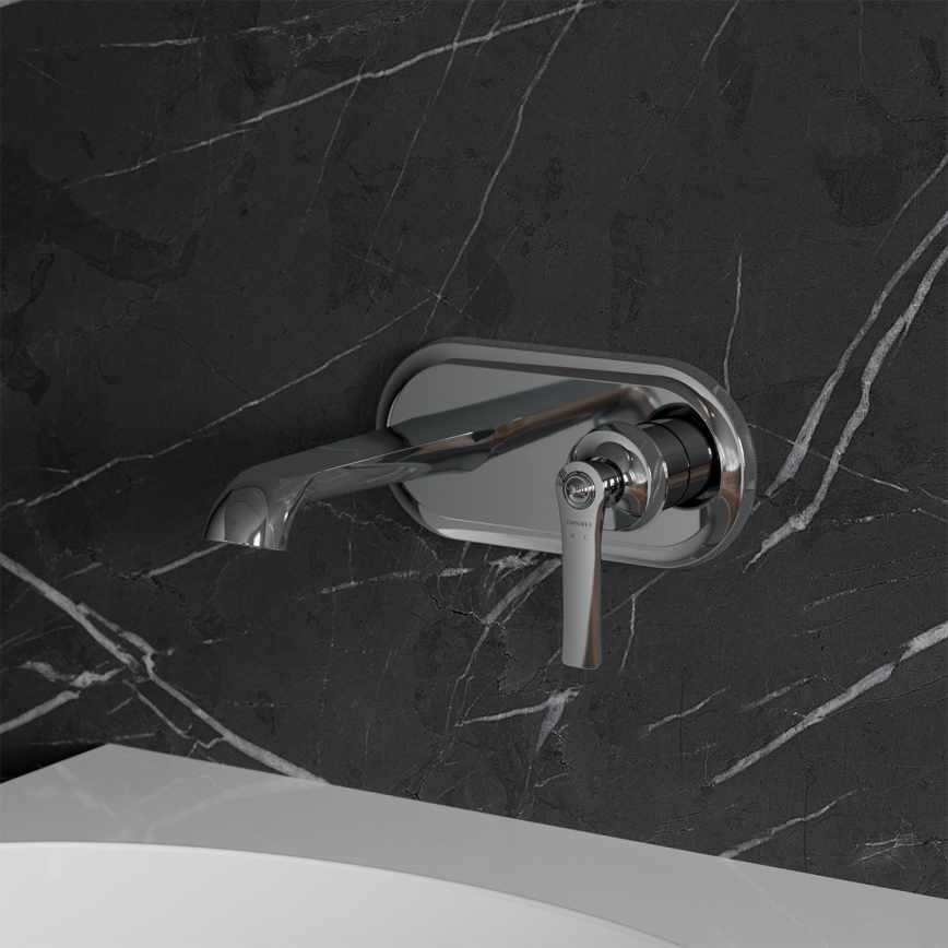 OMNIRES AM5215CR - Grifo de lavabo para instalación empotrada ARMANCE cromo brillante