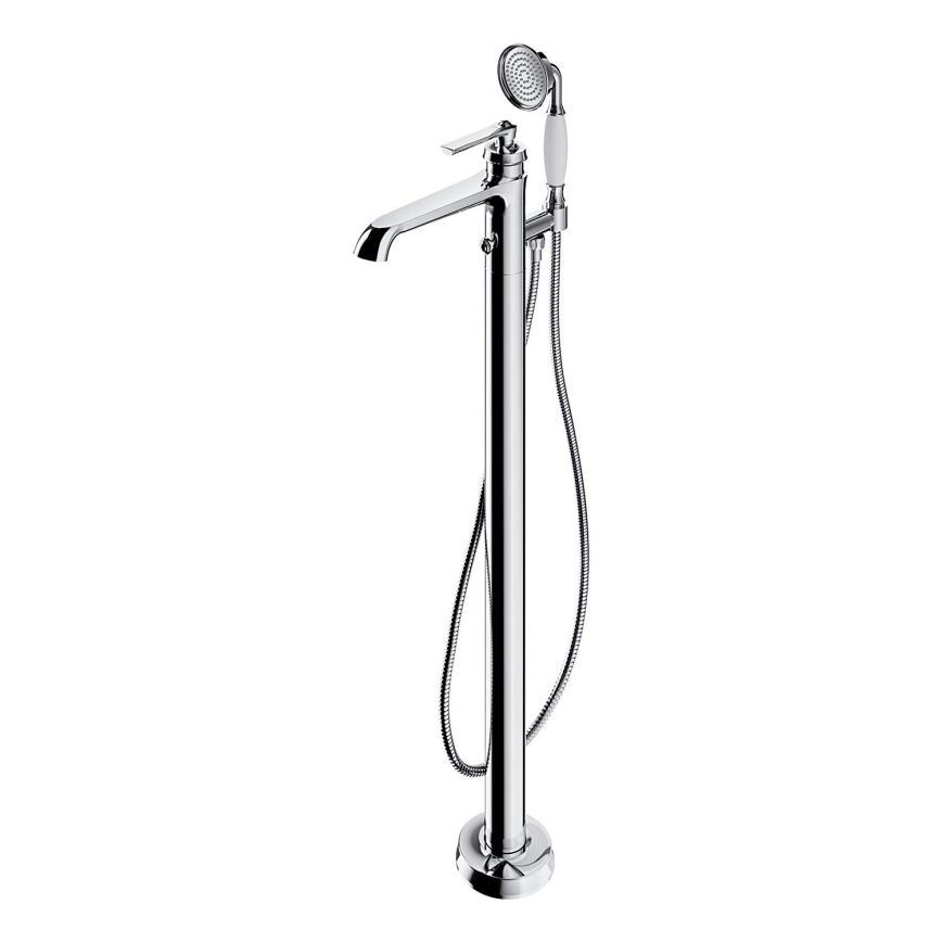 OMNIRES AM5233CR - Conjunto de bañera independiente con grifería ARMANCE cromo brillante