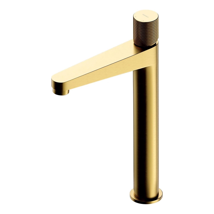 OMNIRES CT8012GLB - Grifo de lavabo CONTOUR 31,2 cm oro cepillado