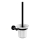 OMNIRES MP60620BL - Cepillo de inodoro montado en la pared MODERN PROJECT mate negro