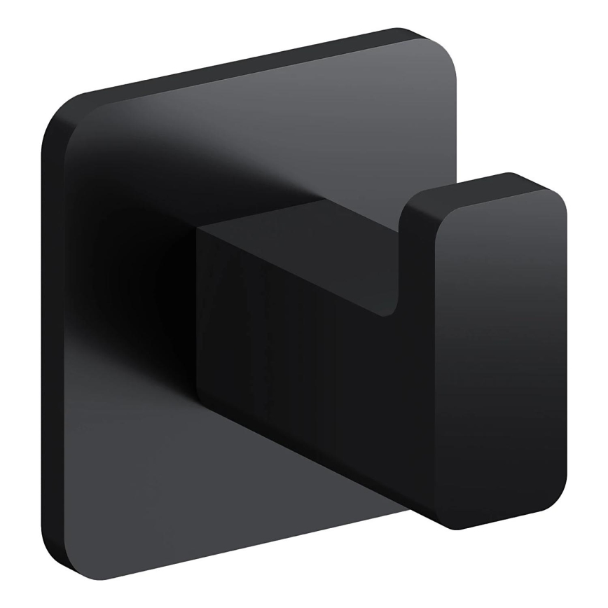 OMNIRES NL80115BL - Percha de pared NELSON negro mate