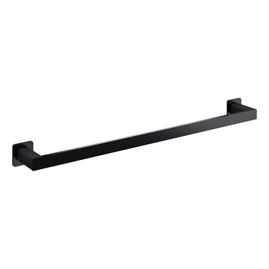 OMNIRES NL80216BL - Toallero de pared NELSON 62 cm mate negro