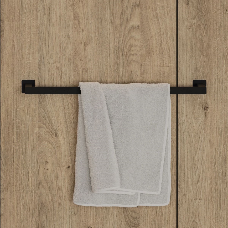 OMNIRES NL80216BL - Toallero de pared NELSON 62 cm mate negro