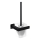 OMNIRES NL80620BL - Escobilla de WC de pared NELSON mate negra