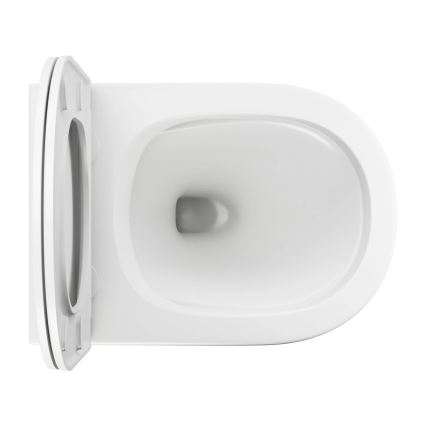 OMNIRES OTTAWAMWBM - Inodoro suspendido con asiento SoftClose OTTAWA cerámica/blanco mate
