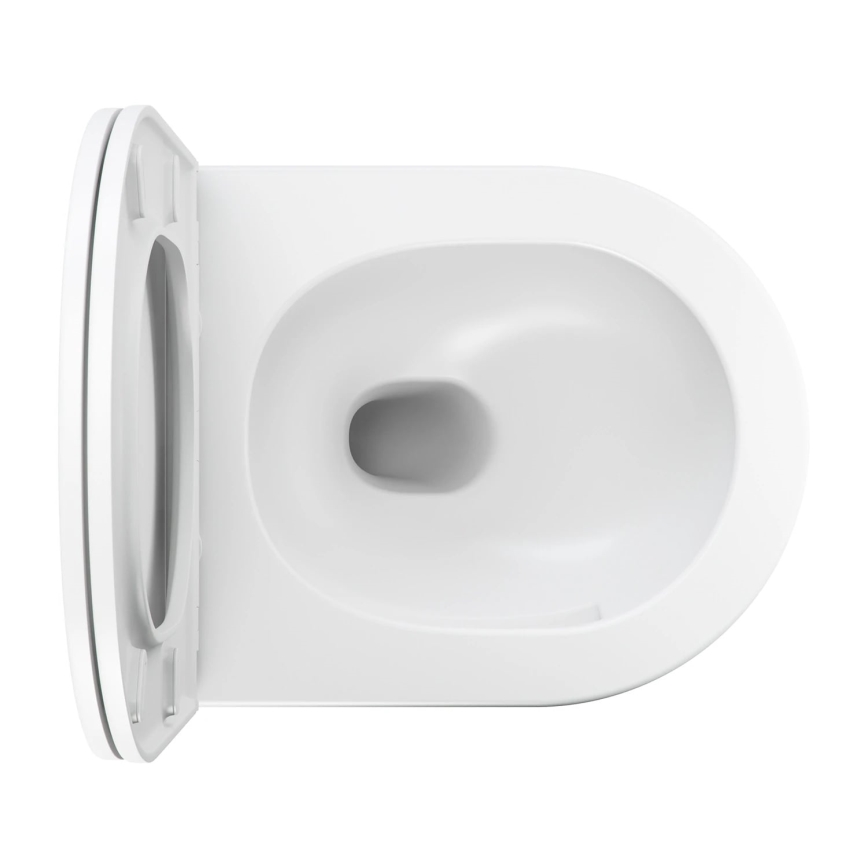 OMNIRES OTTAWASPXMWBM - Inodoro suspendido con asiento SoftClose OTTAWA cerámica/blanco mate