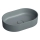 OMNIRES OVOUNAG - Lavabo sobre encimera OVO 55x36 cm dolomita/mate ceniza gris