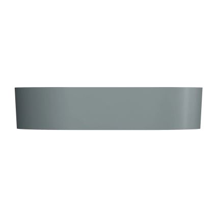 OMNIRES OVOUNAG - Lavabo sobre encimera OVO 55x36 cm dolomita/mate ceniza gris