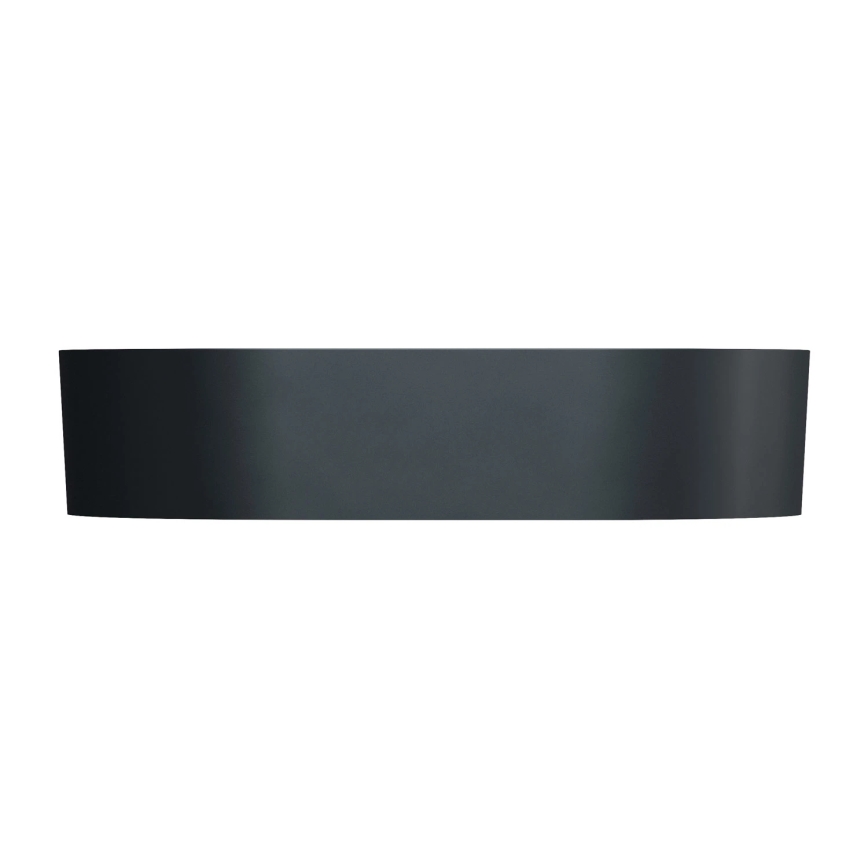OMNIRES OVOUNBLV - Lavabo sobre encimera OVO 55x36 cm dolomita/mate negro lava