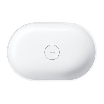 OMNIRES OVOUNBM - Lavabo sobre encimera OVO 55x36 cmdolomit/blanco mate