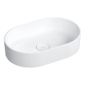 OMNIRES OVOUNBP - Lavabo sobre encimera OVO 55x36 cm dolomita/blanco brillante