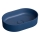 OMNIRES OVOUNMB - Lavabo sobre encimera OVO 55x36 cm dolomita/azul medianoche mate