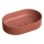 OMNIRES OVOUNTE - Lavabo sobre encimera OVO 55x36 cm dolomita/mate terracotta