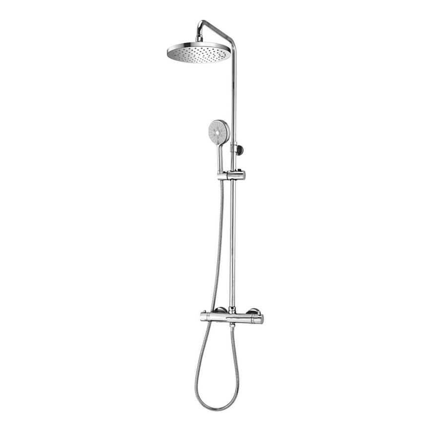 OMNIRES SYSY10/N/6CR - Juego de ducha con grifo termostático Y cromo brillante