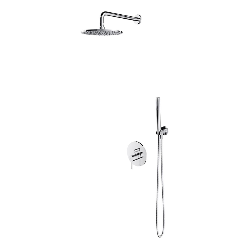 OMNIRES SYSY22XCR - Conjunto de ducha con grifería empotrada Y cromo brillante
