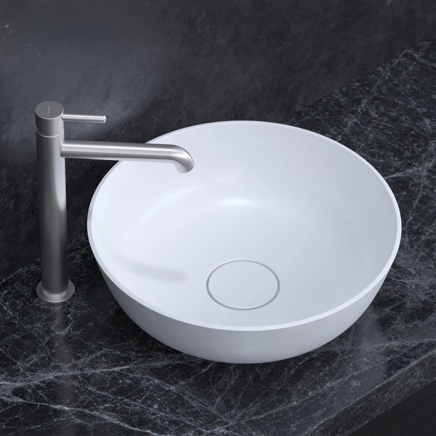 OMNIRES Y1212NI - Grifo de lavabo Y 30,8 cm níquel cepillado