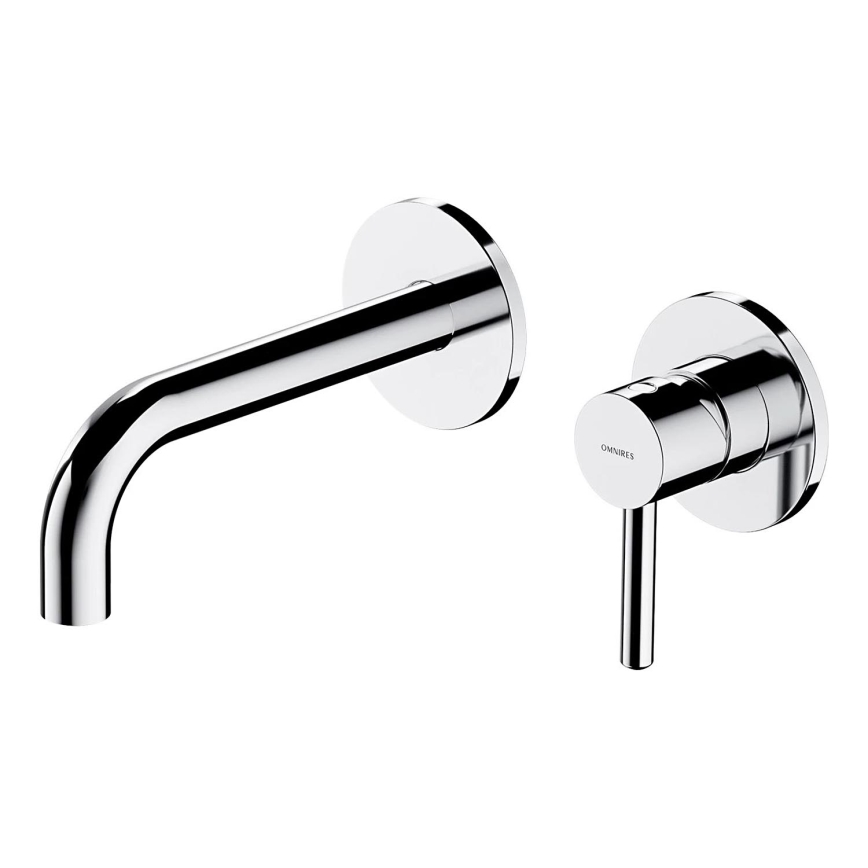 OMNIRES Y1215HCR - Grifo de lavabo para instalación empotrada Y cromo brillante