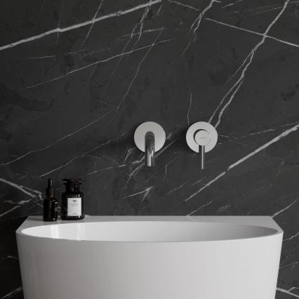 OMNIRES Y1215HCR - Grifo de lavabo para instalación empotrada Y cromo brillante