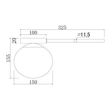 Ondaluce - Aplique de pared JEWEL 1xE14/10W/230V dorado/blanco