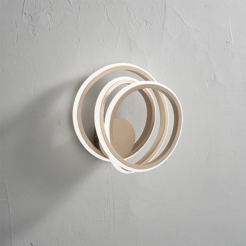 Ondaluce - Aplique de pared LED GOLDEN LED/23W/230V dorado