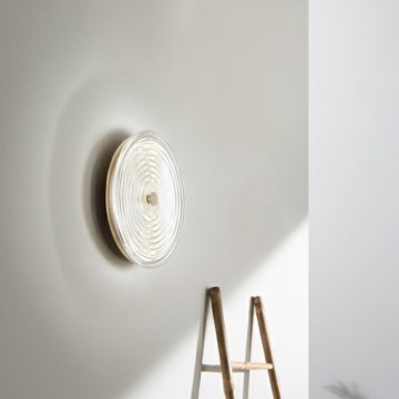 Ondaluce - Aplique de pared LED JOKEY LED/10W/230V dorado/transparente