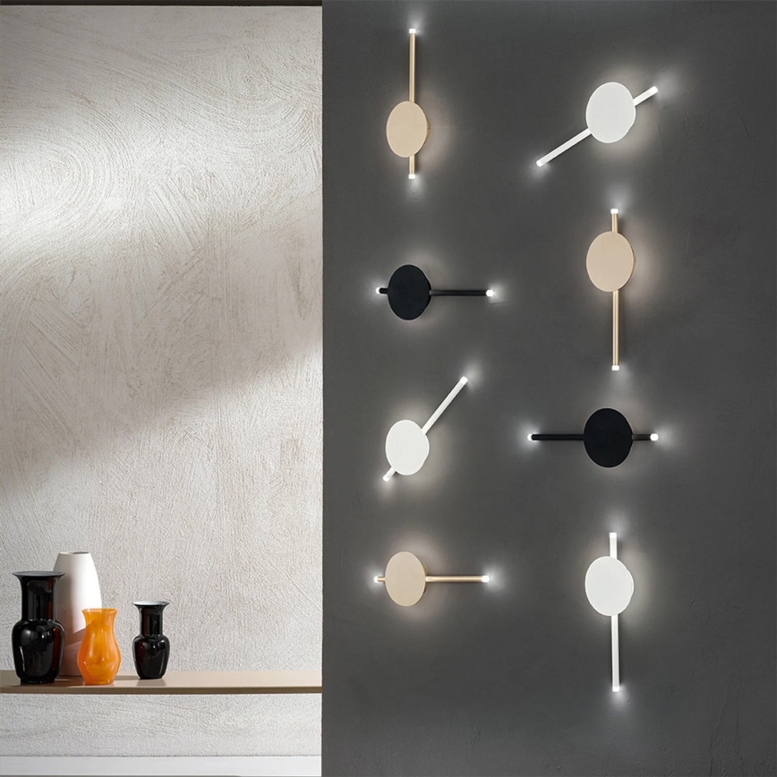 Ondaluce - Aplique de pared LED regulable JAMES LED/16W/230V blanco