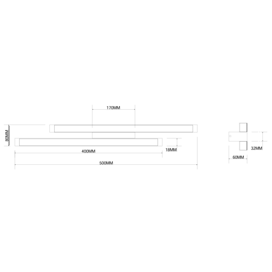 Ondaluce - Aplique de pared LED regulable MOVIDA LED/16W/230V dorado