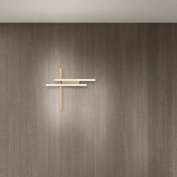 Ondaluce - Aplique de pared LED regulable MOVIDA LED/20W/230V dorado