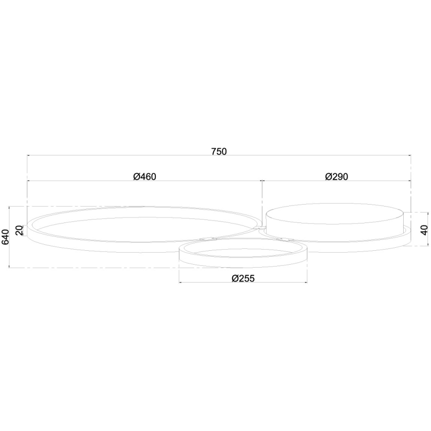 Ondaluce - Aplique de pared LED regulable POIS LED/42W/230V plateado