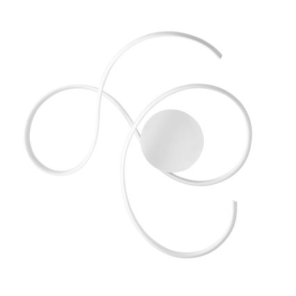 Ondaluce - Aplique de pared LED regulable TWIST LED/57W/230V blanco