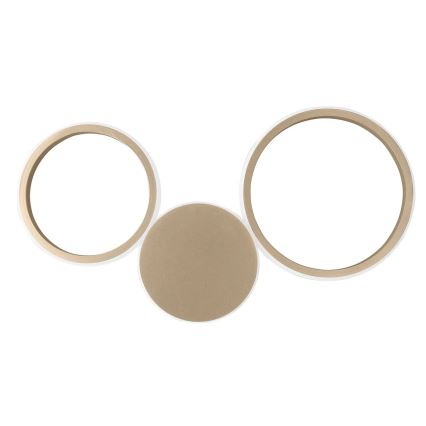 Ondaluce - Aplique de pared POIS LED/20W/230V dorado