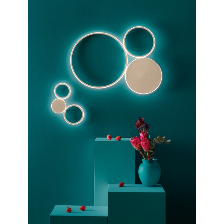 Ondaluce - Aplique de pared POIS LED/20W/230V dorado