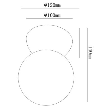 Ondaluce - Aplique de pared ROCK 1xG9/7W/230V blanco