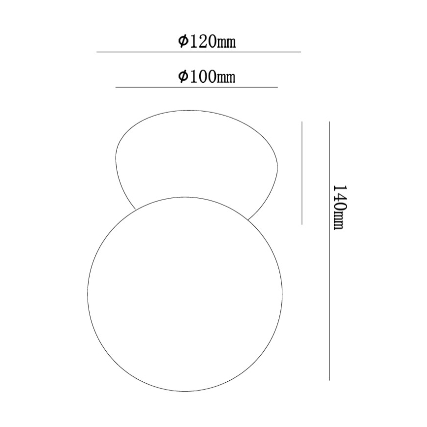 Ondaluce - Aplique de pared ROCK 1xG9/7W/230V blanco