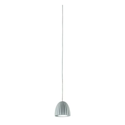 Ondaluce - Lámpara colgante con cable CONCRETE 1xGU10/7,5W/230V diámetro 10,5 cm gris cemento