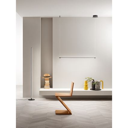 Ondaluce - Lámpara colgante LED regulable con cable GENIUS LED/28W/230V, negra