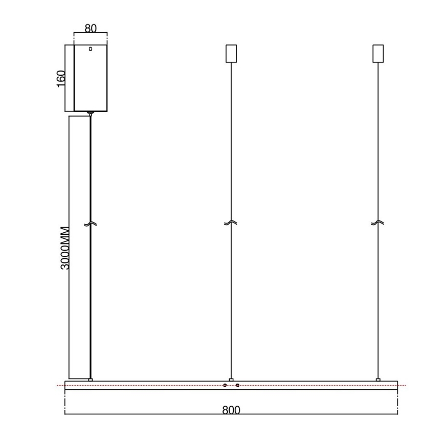 Ondaluce - Lámpara colgante LED regulable SOEL con cable de suspensión, 38 W, 230 V, 3000/4000 K, Ø 80 cm, blanco