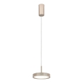 Ondaluce - Lámpara colgante LED suspendida por cable NINA LED/20W/230V Ø 19 cm color oro