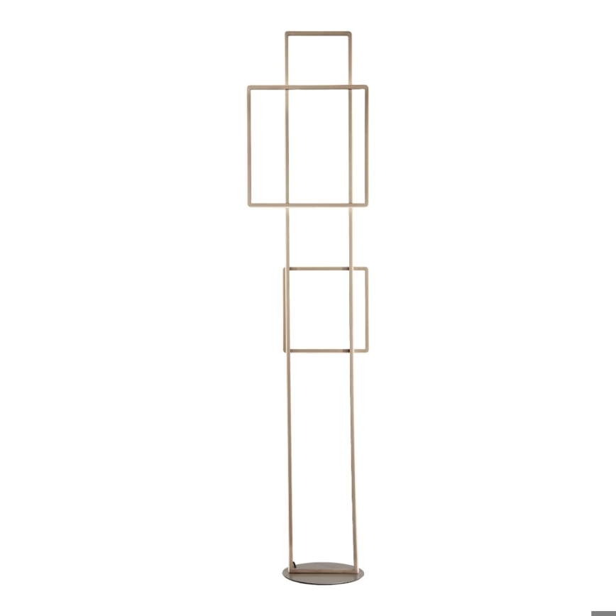 Ondaluce - Lámpara de pie LED regulable DOWEL LED/77W/230V dorada