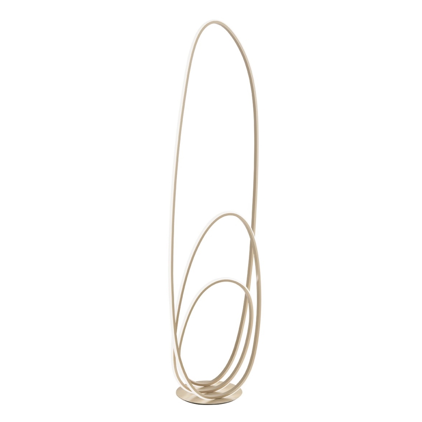 Ondaluce - Lámpara de pie LED regulable GOLDEN LED/45W/230V dorada