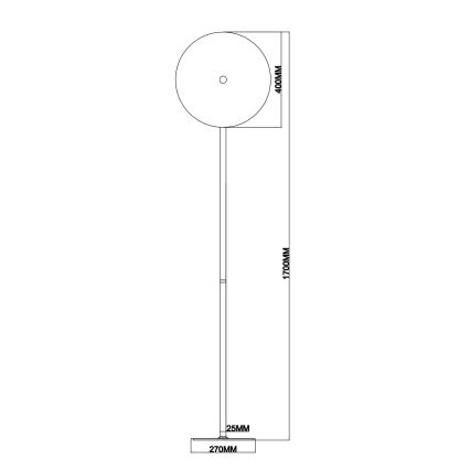 Ondaluce - Lámpara de pie LED regulable JOKEY LED/15W/230V beige ahumado