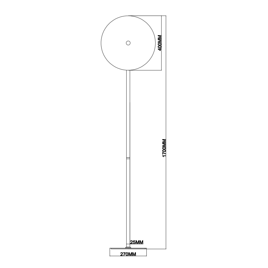 Ondaluce - Lámpara de pie LED regulable JOKEY LED/15W/230V transparente
