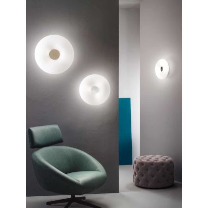 Ondaluce - Lámpara de techo DODI 2xE27/15W/230V Ø 33 cm blanca